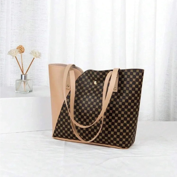 ⚠️Clearance Large Brown Shoulder Tote Bag - Picture 5 of 5